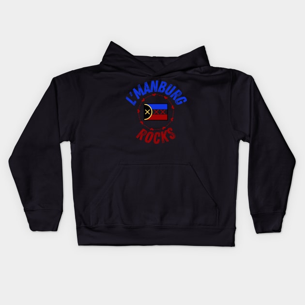 L'manburg Rocks Kids Hoodie by The Sober Art